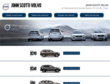 Tablet Screenshot of johnscottivolvo.ca